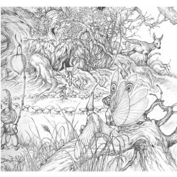 Coloring Fairies: Featuring the Artwork of Celebrated Illustrator Niroot Putta - Picture 8 of 8